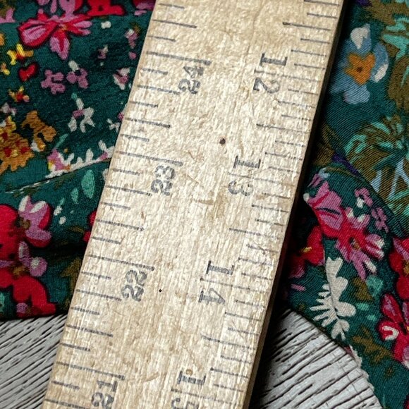 Anthropologie Floral Wide Leg Pants - Multicolor Size 6 Good Conditition - Picture 14 of 15